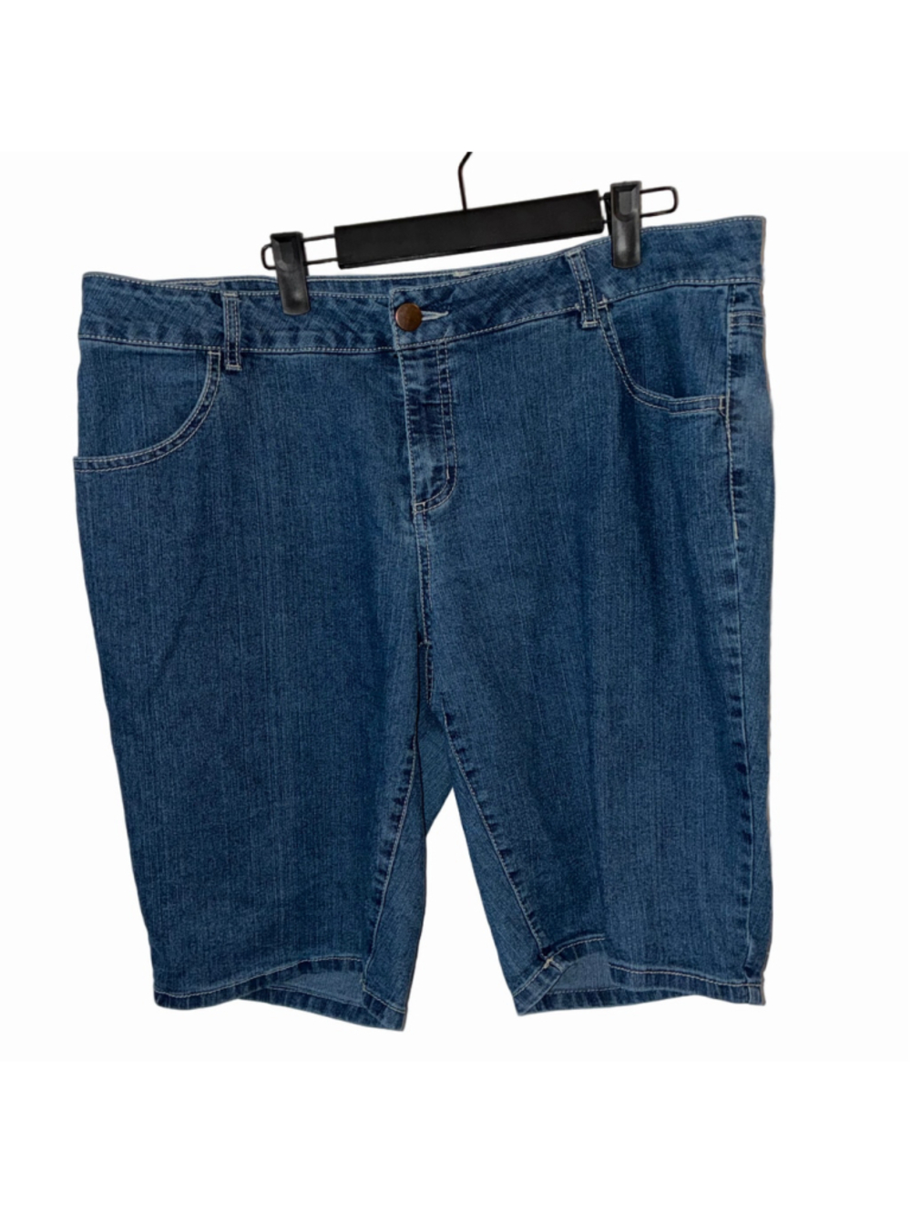 Women's Faded Glory Jean Shorts Blue Size 18